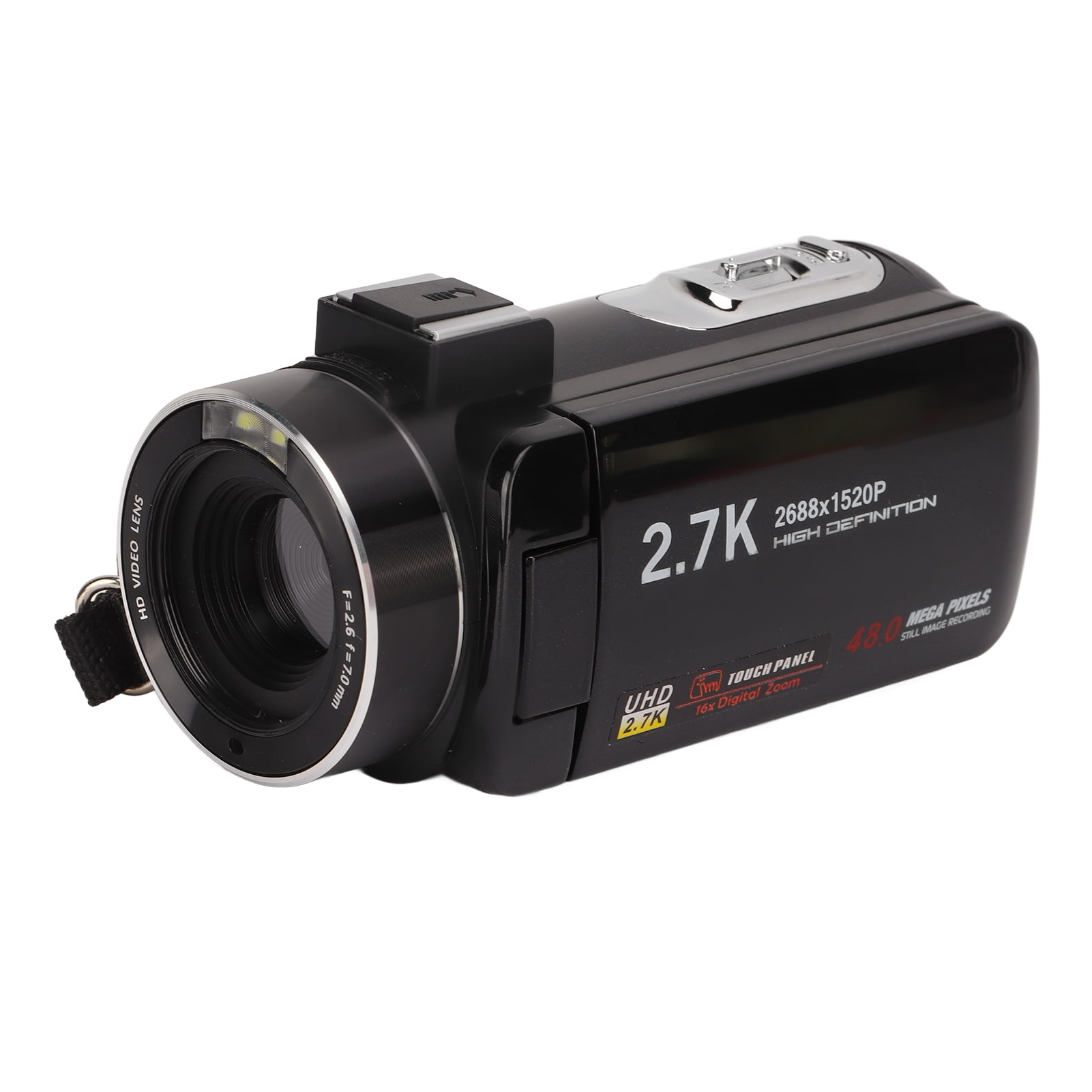 2.7K 48MP Full HD Digital Video Camera 3.0 Inch IPS Screen 18x Digital Zoom Video Camera Camcorder with Remote Control FHD F6