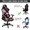 thumbnail image 5 of Pzuqiu Cherry Blossoms Computer Chair Seat Slipcovers Scratchproof Computer Chair Covers for Seat Cushion Non-Slip Elastic Office Chairs Protector for Home, Shop, Office, 5 of 7