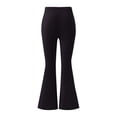 thumbnail image 5 of FAHXNVB Women's Bow Print Flare Pants Summer High Waisted Workout Yoga Trousers Athletic Lightweight Pants Bottoms, 5 of 6