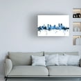 thumbnail image 2 of Trademark Fine Art Michael Tompsett Denver Colorado Skyline III Canvas Wall Art - 12x19, 2 of 5