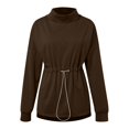 thumbnail image 4 of EDFBUYKRS Female Long Sleeve Sweatshirt Sweatshirt for Women Casual Long Sleeve Half Zip Pullover Lightweight Sweatshirts Tops Fall Fashion Outfits 2026 Size L, 4 of 5