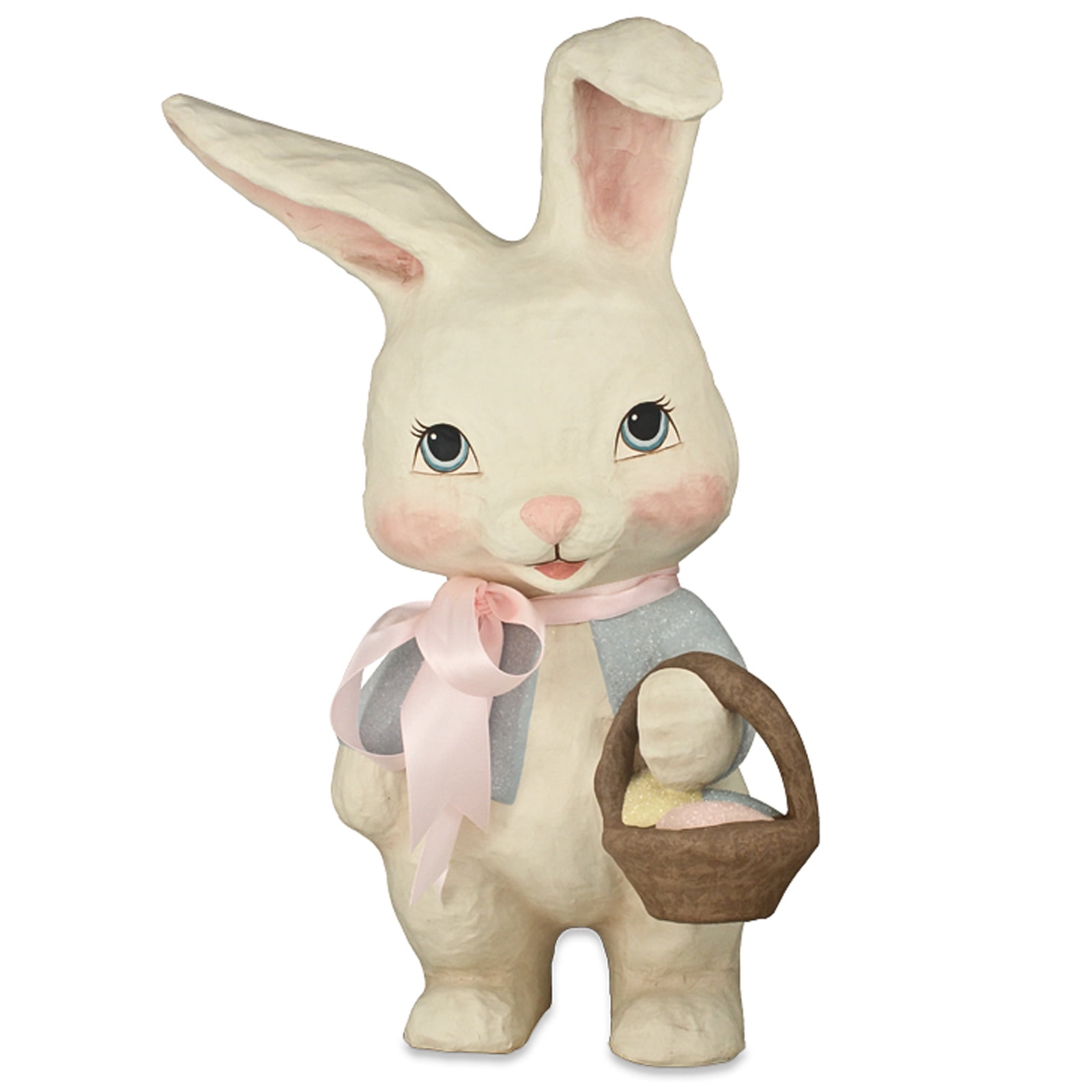 Bethany Lowe Easter Sweet Bunny Paper Mache Large TJ8645