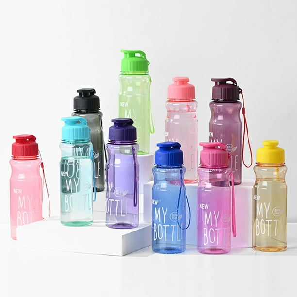 650ML Plastic Water Bottles Large Sports Water Bottles Reusable Water