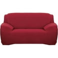 thumbnail image 1 of Funda elástica para sofá de 3 plazas, funda elástica para sala de estar, Protector de muebles para el hogar, rojo, 190-230cm, 1 Juego, 1 of 5