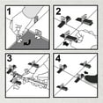 thumbnail image 5 of POWERTEC 400PK Tile Leveling System Reusable Tile Wedges for Floor and Wall Tile Installation, Tile Installation Kit for 1/8" and 1/16" Tile Spacers (71897-P4N), 5 of 6