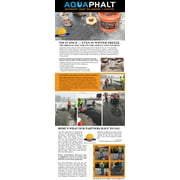 Aquaphalt 4.0 Fine Black Water-Based Asphalt and Concrete Patch 3.5 gal