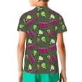 thumbnail image 2 of Invader Zim Garçons Filles T-Shirt à Imprimé Graphique 3d Col Ras du Cou Manches Courtes Petit, 2 of 7