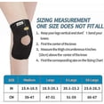 thumbnail image 5 of Galvaran Knee Brace With Side Stabilizers For Meniscal Tear Knee Pain Acl Mcl Arthritis Injuries Recovery, Breathable Adjustable Knee Support-black, 5 of 5