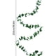 thumbnail image 3 of Enredaderas De Rosas De Plástico Arco de guirnalda artificial blanca de 250 cm (98 pies) con 45 ramas Rkxzt, 3 of 8