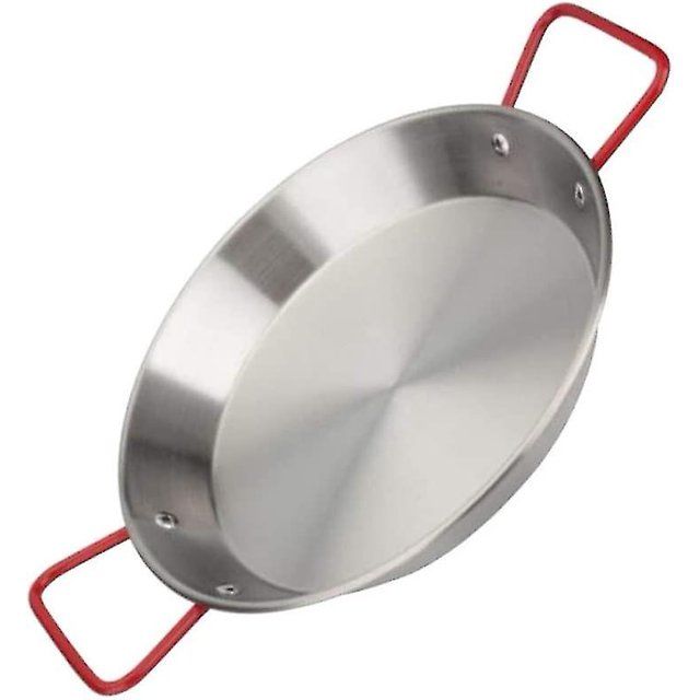 Red Handle Stainless Steel Seafood Pan Pasta Roast Pan (20cm) 1 Pieces