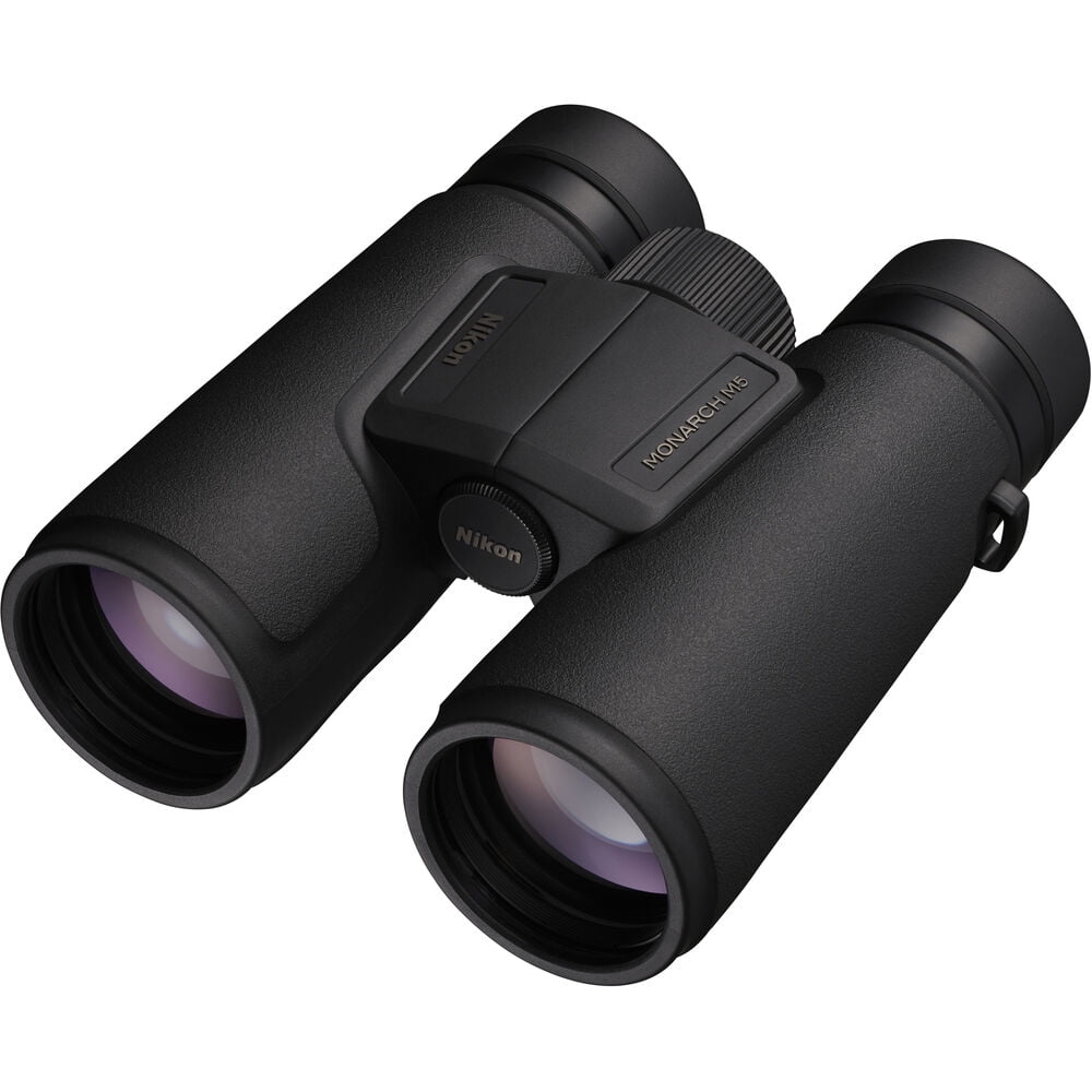 Nikon 10x42 Monarch M5 Binoculars Bundle with Neck Strap + Backpack and More