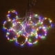 thumbnail image 3 of Guirnalda de luces LED USB de 300 luces, 3 m x 1 m, 8 modos de iluminación, ideal para decorar ventanas, Navidad, bodas, cumpleaños, hogar y patio., 3 of 5