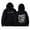 Black, variant on LUOGENLI Women's Fashion Long Sleeve Hoodie with Pocket and Reversible Letter Print Pullover Sweatshirt Womens Hoodies Graphic Vintage Grey Size M