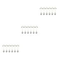 thumbnail image 3 of Guardoinrt 6pcs Hanging Cup Spoon Cat Coffee Spoon Stirring Teaspoon Portable Reusable Stainless Steel Tableware with Long Handle 3Set, 3 of 6