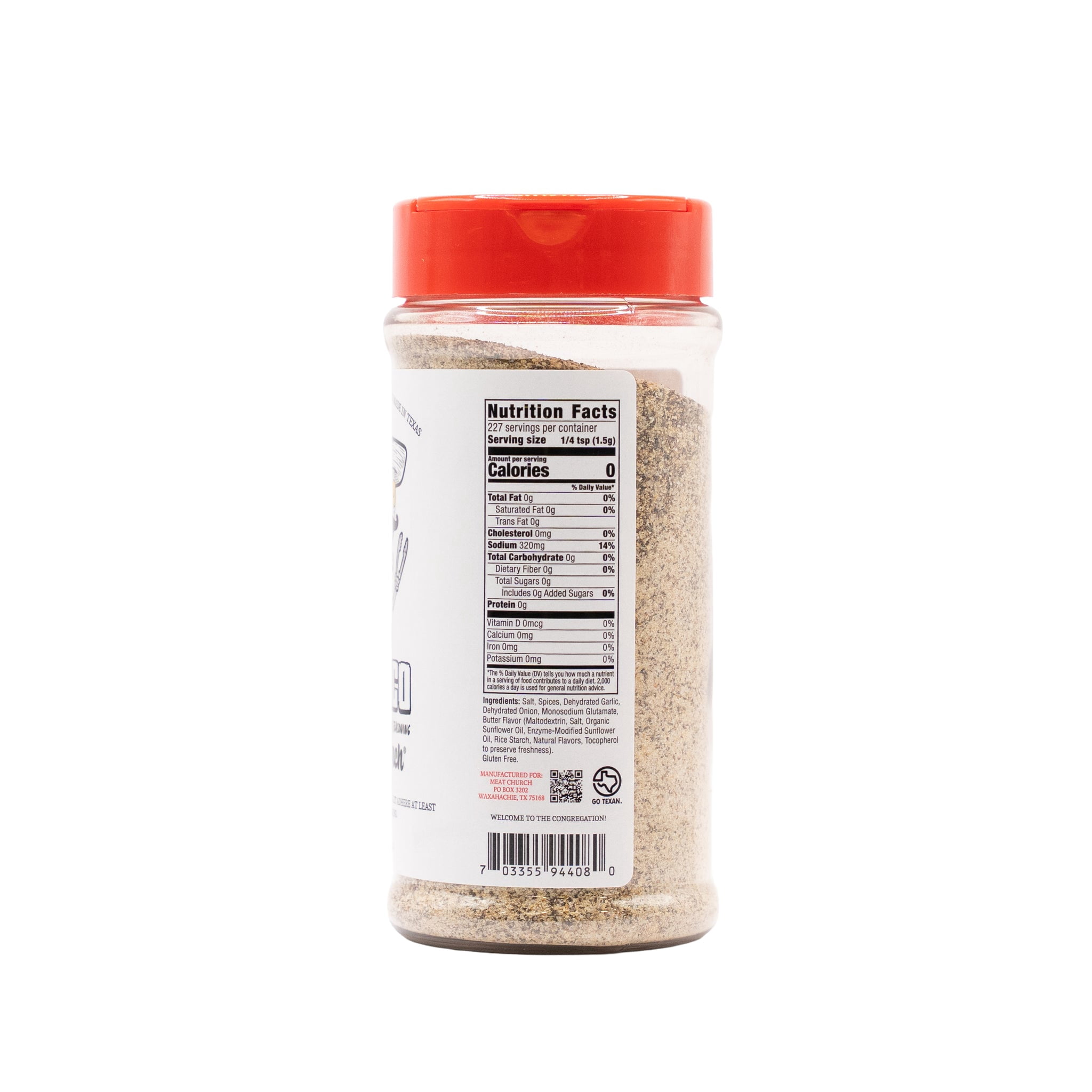 Meat Church BLANCO Steak and Everything Else Seasoning