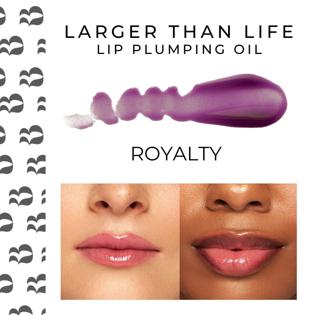 Rinna Beauty Lip Plumping Oil Royalty, Hydrating Gloss Vegan 0.3 oz