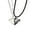 C, variant on Friendship Necklace Two Souls One Heart Pendant Necklaces for Couple Wishing Stone Creative Magnet Couples Necklace