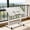 White, variant on Standing Small Computer Desk with Wheels, 2-in-1 Art Table Height Adjustable Standing Desk Workstations for Study Classroom Draw-Studio Home&Office, White Maple Color