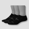 thumbnail image 2 of Hanes Men's Performance Cool No Show Socks, Black (3 Pack), 2 of 3