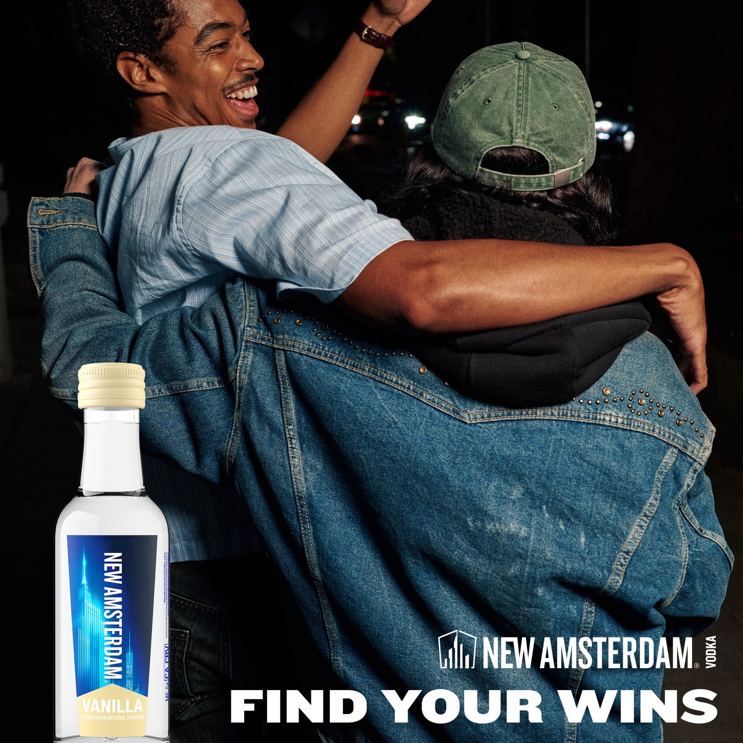 New Amsterdam Vanilla Flavored Vodka, 750 mL Bottle, 35% ABV