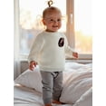 thumbnail image 6 of BemeyourBBs Toddler Baby Football Sweater Crew Neck Long Sleeve Chunky Knit Tops, 6 of 9