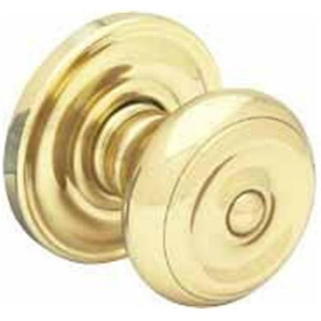 Baldwin 5020003PASS Colonial Passage Bouton Set&44; Durée de Vie Poli Laiton