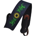 thumbnail image 1 of Correa para guitarra Strap o Tahali para guitarra acústica, bajo eléctrico, guitarra eléctrica Kidam  Elegance XL Sol verde/amarillo, 1 of 4