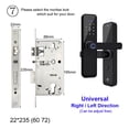 thumbnail image 2 of Tuya Door Locks Biometric Fingerprint Locker Hotel Smart Entry Home Handle App Unlock Digital Intelligent Lock ,More Secure, 2 of 7