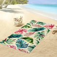 1 piece, beach towel with rice bottom watercolor mixed color turtle ...