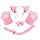 thumbnail image 1 of Disfraz de gato, gorro de cosplay, guantes de , cola para disfraces de Rosado Zulema Traje de juego de cosplay, 1 of 7