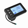 thumbnail image 1 of Bike 5-Pin LCD Speed Display Waterproof Design Multi Voltage Support 24V/36V/48V Electric Scooter Accelerator, 1 of 6