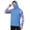 Blue, variant on UPF 50 Integrated Neck Mask Hooded Long Sleeve Pullover Simple Full Tie-Dye Print Light Thin UV Guard Fabric Lake Fishing Cycling Shirt Black 3XL