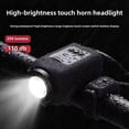 thumbnail image 3 of Kid-Friendly USB Rechargeable Bicycle Light Set: Indigo Blue Front Light with Horn, 30-LED Highlight Rear Tail Light – Waterproof, Durable & Portable Night Cycling Gear for Mountain Bikes, Ensuring, 3 of 6