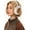 Brown, variant on Ear Muffs for Winter Women Men Foldable Fuzzy Cold Outdoor Earmuffs Soft Faux Furry Ear Warmers Covers