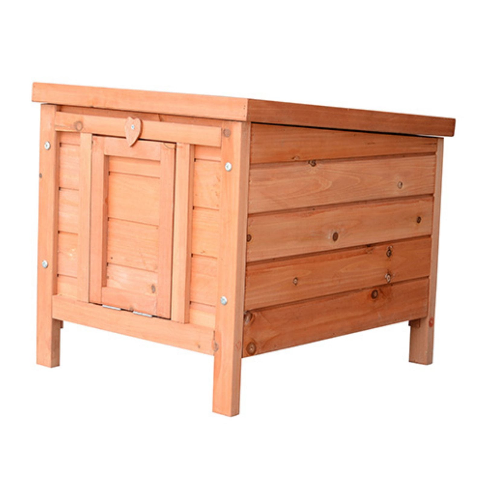 Pawhut Small Wooden Bunny Rabbit/Guinea Pig House