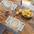thumbnail image 4 of Placemats, Terrazzo Granito Pattern Placemats 12x18 Inch Waterproof Non-Slip Washable Table Mats for Kitchen Dining Party Table Decor,Set of 6, 4 of 14