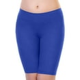 thumbnail image 2 of Angelina Women's Cotton Above The Knee Safety Bike Short Panties (6-Pack), 2 of 6