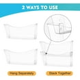 thumbnail image 3 of Magnetic Single Pocket Mesh Hanging File Organizer Vertical Wall Mounted Magazine File Holder Mount Basket Mail Paper Document Folder Organizing for Office Home and School, 3 of 6