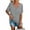 Gray, variant on Dellytop Womens Summer Short Sleeve Round Neck Soft Loose T Shirts With Pocket