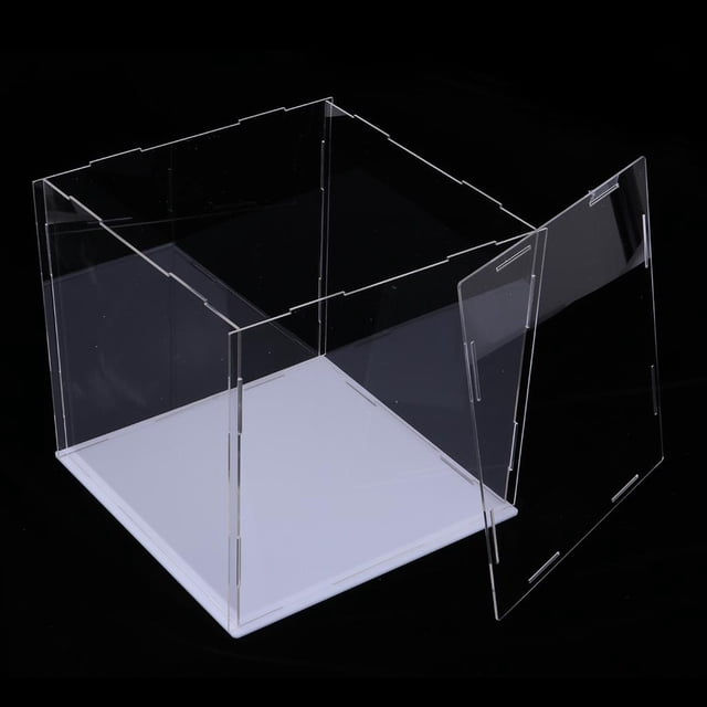 Vitrina de Estatuilla de Acrílico Transparente Baoblaze Caja de Exhibición de Juguetes Coleccionables 8 Cm 3,2 Pulgada