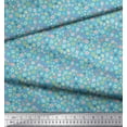 thumbnail image 2 of Soimoi polyester Crepe Fabric Flower Artistic Decor Fabric Printed Yard 42 Inch Wide, 2 of 3