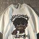 thumbnail image 2 of Camiseta de manga corta para hombre, camisa holgada versátil con estampado Retro de media manga, estilo Hip Hop, moda de verano, Y2k, 2 of 5