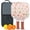 Brick-red-4, variant on Pickleball Paddles Set Of 2, Fiberglass Surface, Spring Flowers Floral Print, 4 Balls & Bag