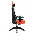 thumbnail image 4 of ViscoLogic Chaise de Bureau Pivotante de Course SPRINT (Noir - Orange- Blanc), 4 of 7