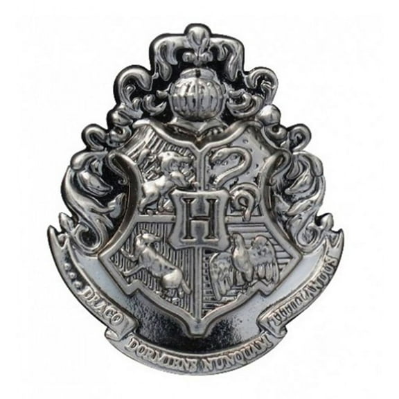 Hogwarts School Crest Pewter Lapel Pin