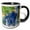 Black/White, variant on 3drose, Grapes Ready for Harvest on the Tuscan Hills, 15oz Mug