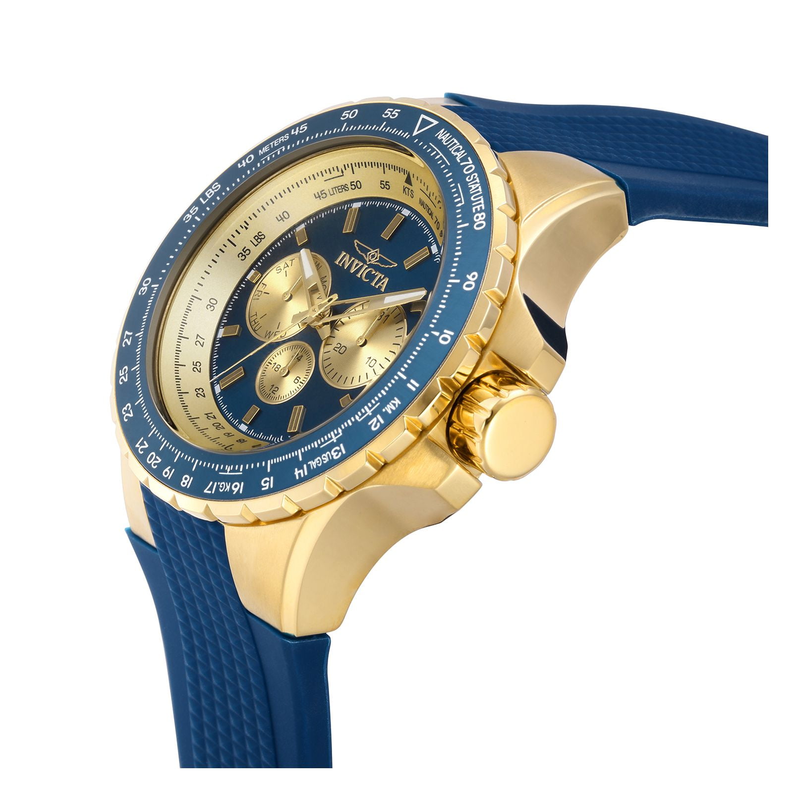 Invicta Aviator GMT Quartz Blue Dial Men's Watch 39266