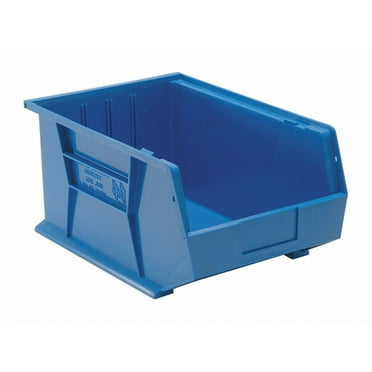 Quantum Storage Systems Hang and Stack Bin,Blue,PP,8 in QUS255BL QUS255BL ZO-G3855336