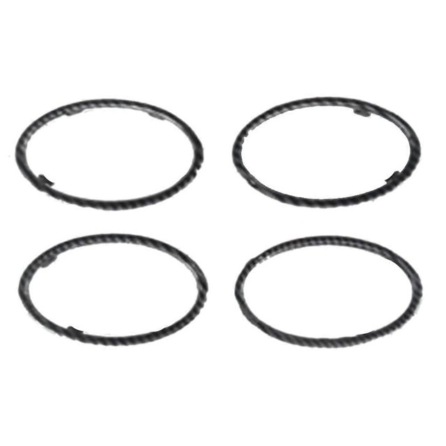 4Pcs Car Dashboard Air Conditioner Air Vent Frame for Ford Focus,A