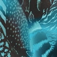thumbnail image 1 of Ahgly Company Machine Washable Indoor Square Transitional Dark Turquoise Green Area Rugs, 5' Square, 1 of 7